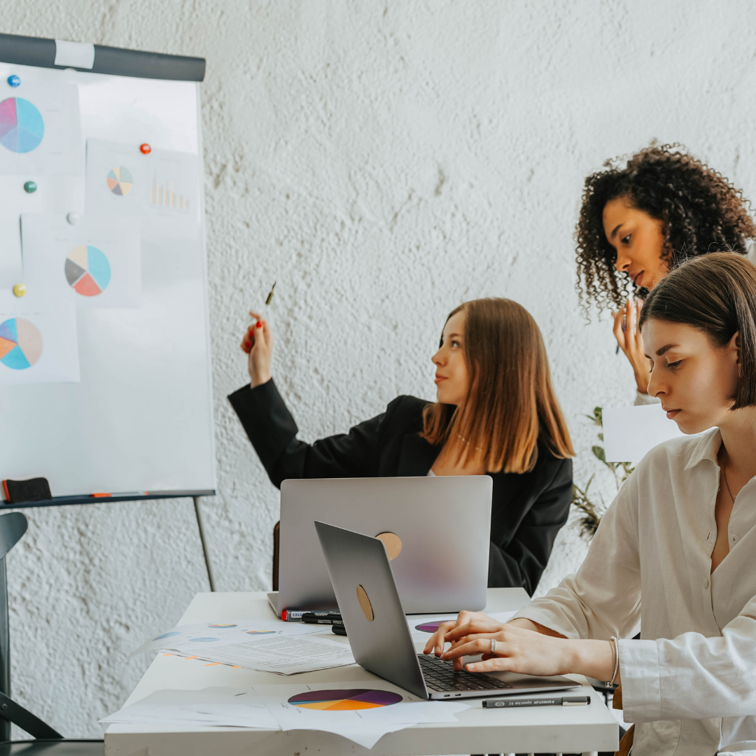 women in meeting