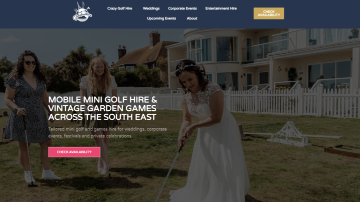 Photo of REDUCED Unique Mobile Mini Golf and Games Hire Business Operating Across the South East