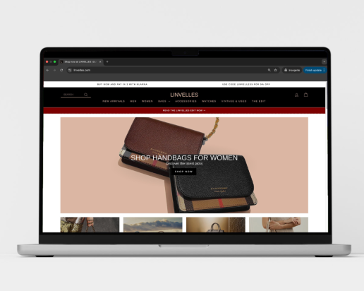 Luxury Designer Resale Brand with Vast Organic Traffic and Growth Potential