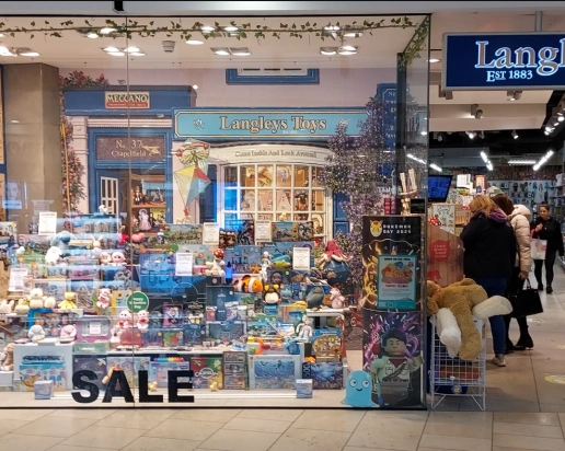 Iconic toys and games shop in Norwich