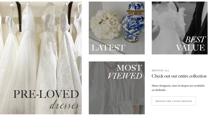Photo of Unique Online Bridalwear Resale Platform with Strong Media Coverage