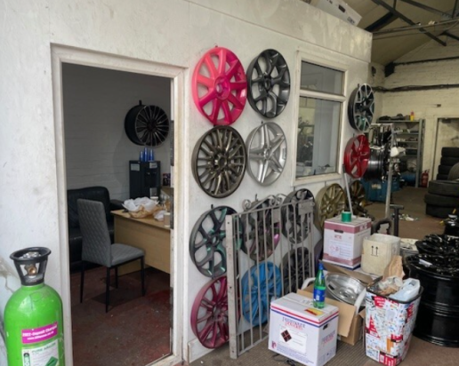 Alloy Wheel Refurbishment Business Which Includes £140,000 Worth Of Specialised Equipment